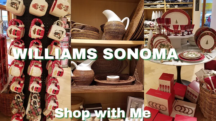 NEW* Exclusive Williams-Sonoma Christmas Store Tour/ Come Shop with Me/High End Kitchen Essentials