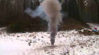 Explosions of chemical reactions of Liquid Ozon