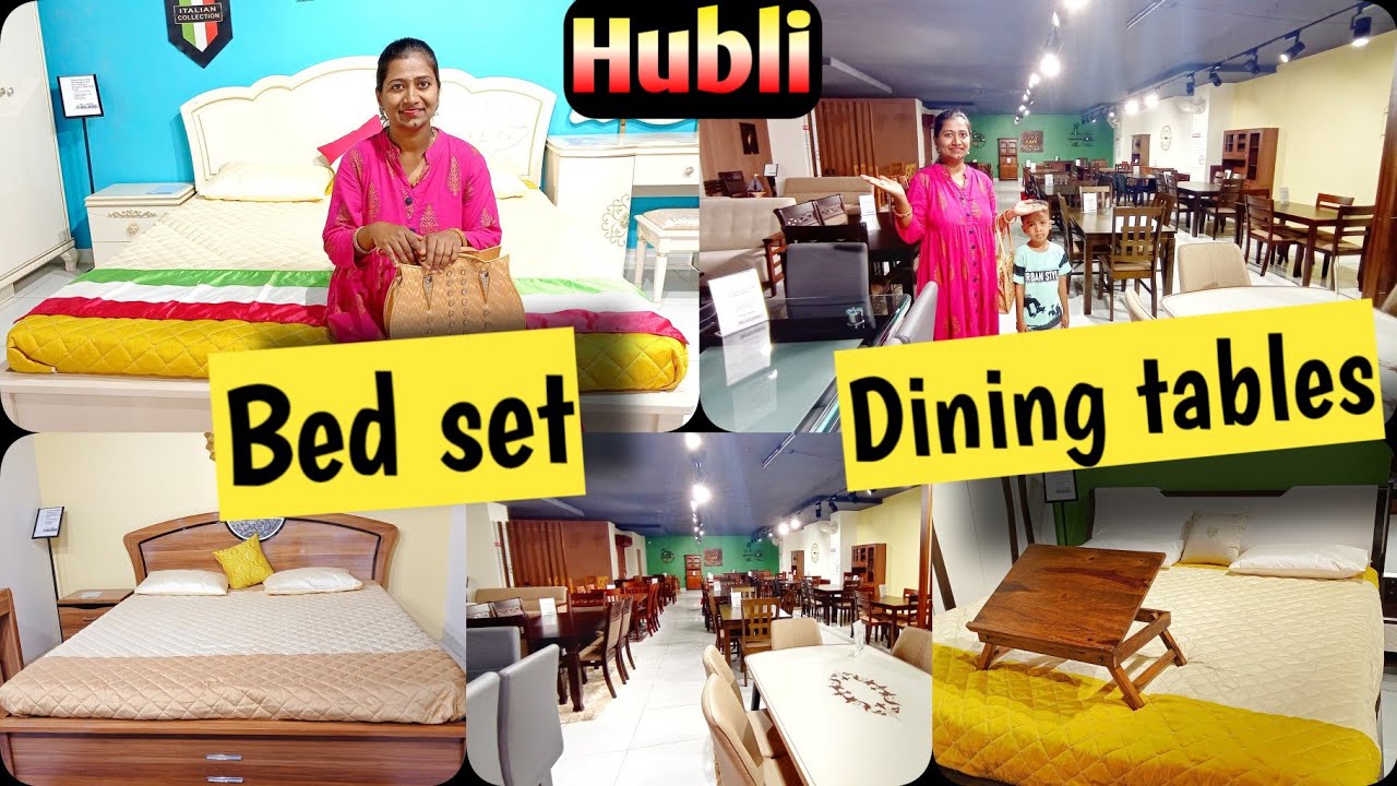 Hubli Bed set, Dining set, shoe rack set shop All furnitures