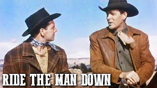 Celebrity Ride the Man Down | JOSEPH KANE | Wild West | Cowboy Movie | Old Western | English Profile