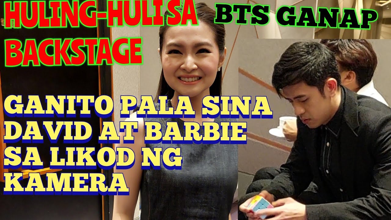 BARBIE AT DAVID GANITO SA BACKSTAGE! ANONG SEY NIYO?
