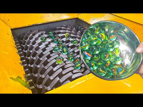 Crushers vs glass ball, smooth glass balls can resist this?