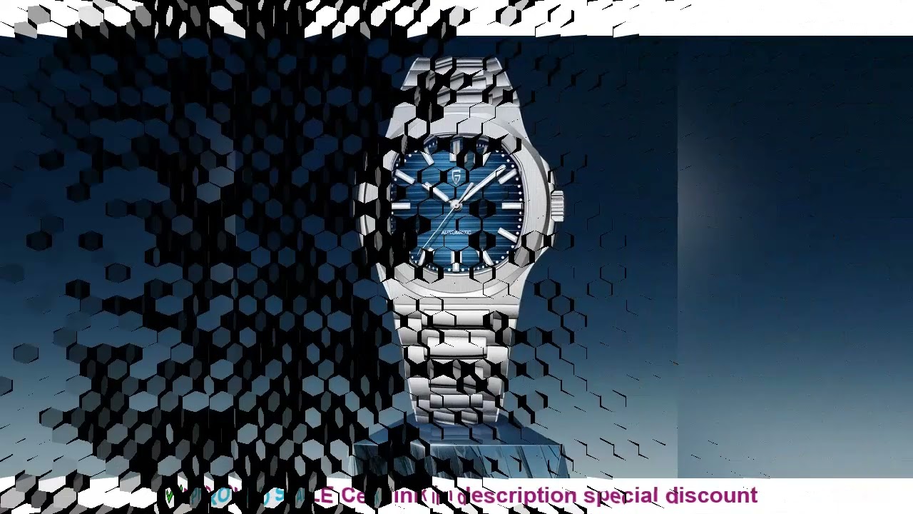 PAGANI DESIGN 40MM Sapphire Seagull ST6 Mechanical Stainless Steel Men's Watch Automatic Winding Wat