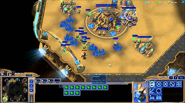 Starcraft 2 Hots gameplay  (proxy stargate)