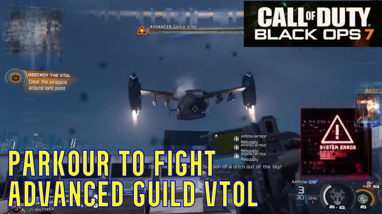 Parkour your way to Fight Advanced Guild VTOL in Call of Duty: Black ...
