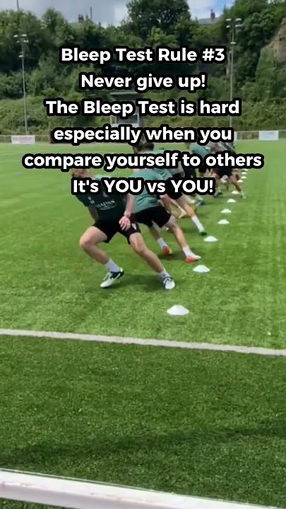 Bleep Test Rule #3
