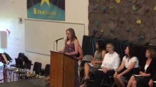 8th Grade Graduation Speech