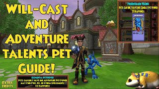 Willcasts and Adventure Talents Guide! #extracredits #wizard101extracredits