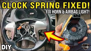 Clock Spring / Airbag / Horn/ Steering controls of Toyota Fortuner fixed.