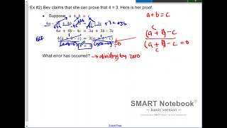 FD20 2.5 Proofs That Are Not Valid