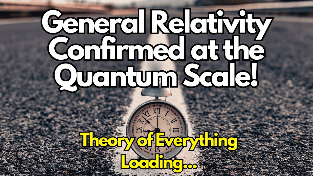 General Relativity Confirmed at the Quantum Scale - YouTube