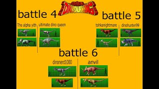 Dinosaur king tournament battles 4 5 and 6 (Teams 4 5 and 6) screenshot 1