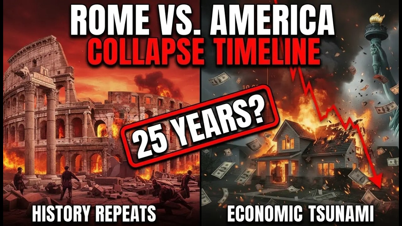Rome Took 250 Years to Collapse: Why America Will Take 25