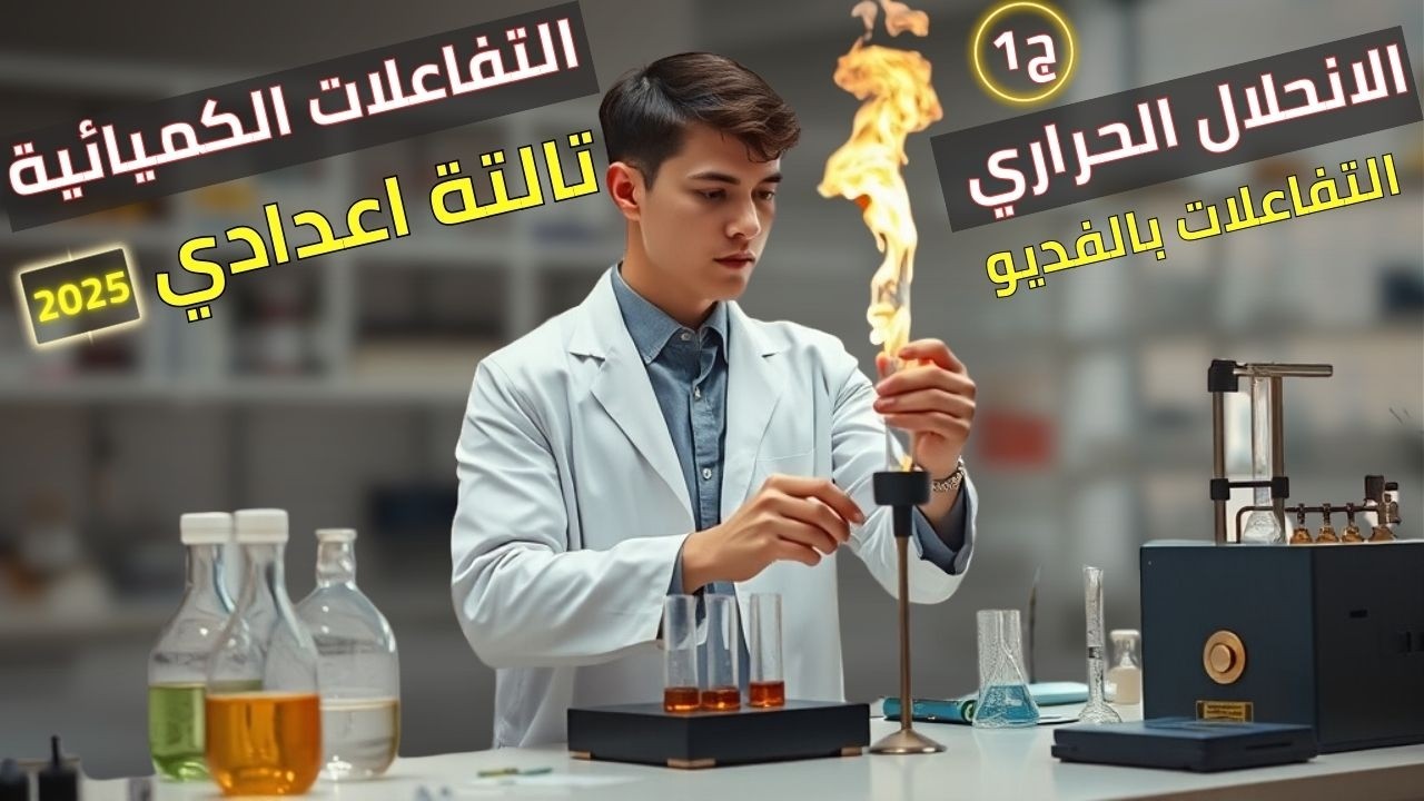 الانحلال الحراي 🔥 التفاعلات الكيميائية|  الدرس الاول علوم  للصف الثالث الإعدادي الترم الثاني 2025