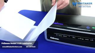 microscoop bijkeuken verkorten Fellowes Venus 2 125 Laminator: Product Overview - YouTube