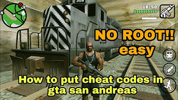 How to put cheat codes in gta san andreas ANDROID NO ROOT!! Easy