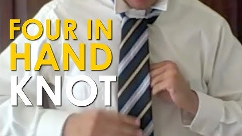 How to Tie a Four-in-Hand Knot | The Art of Manliness