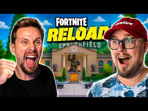 Fortnite Reload men det är The Simpsons