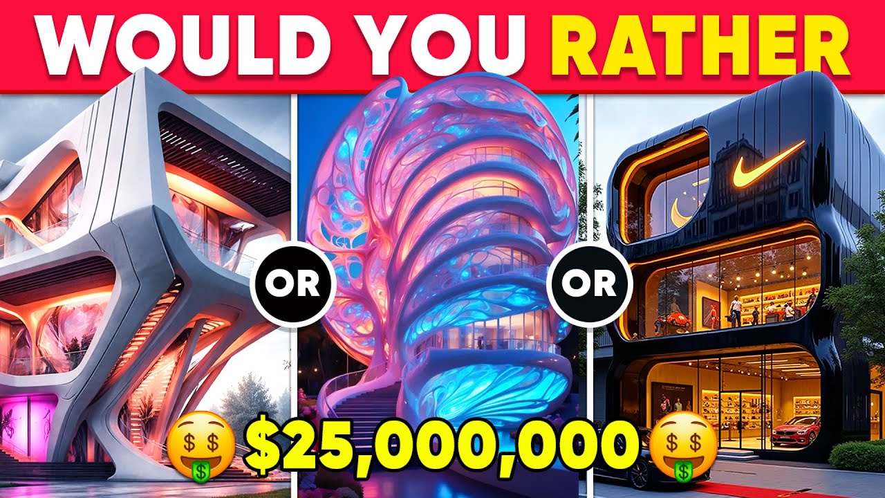 Would You Rather - Build Your Fantastic Dream Future House 🏡✨🌈 Paw Quiz