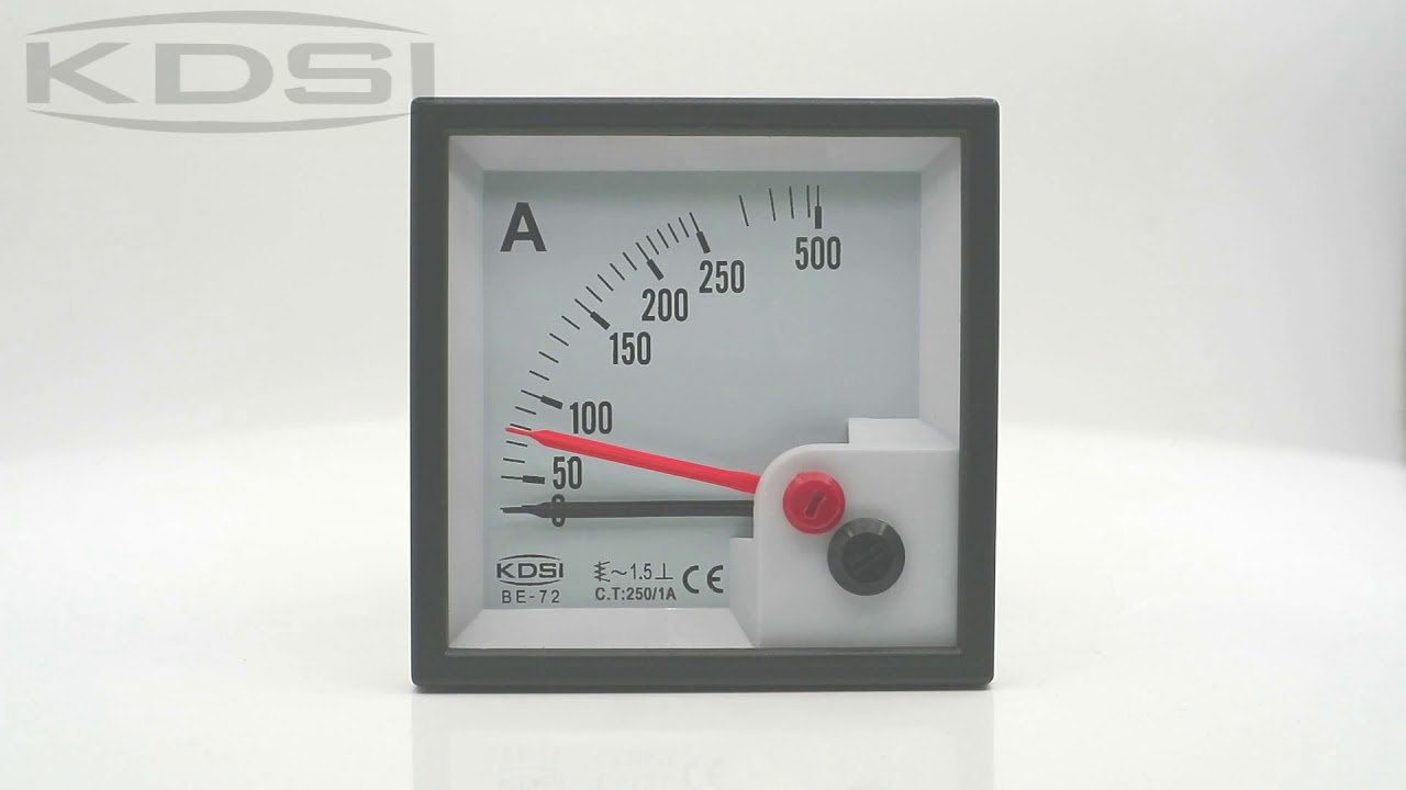 Portable precise BE-72 AC250/1A with red pointer analog ac panel ...