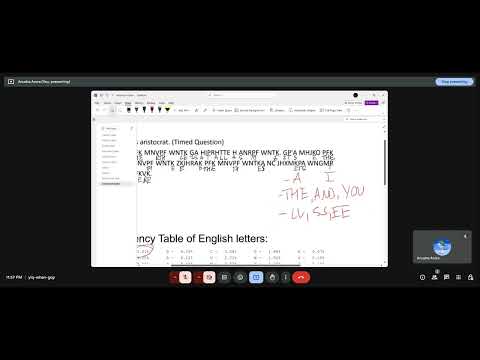 Aristocrat Cipher - Codebusters - Science Olympiad