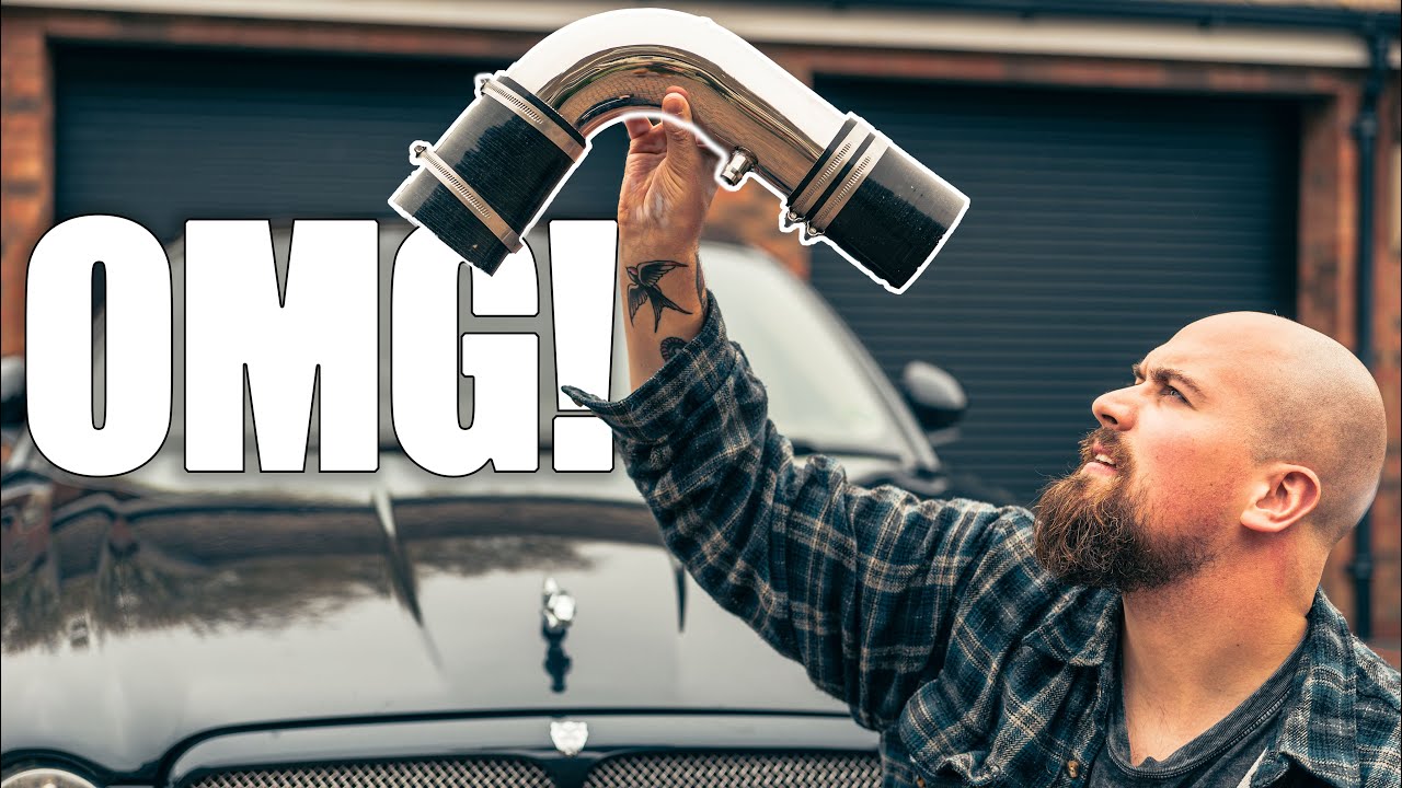 UNREAL SuperCharger Sound! I Fitted a Stage 1 Intake to My Jaguar XJR