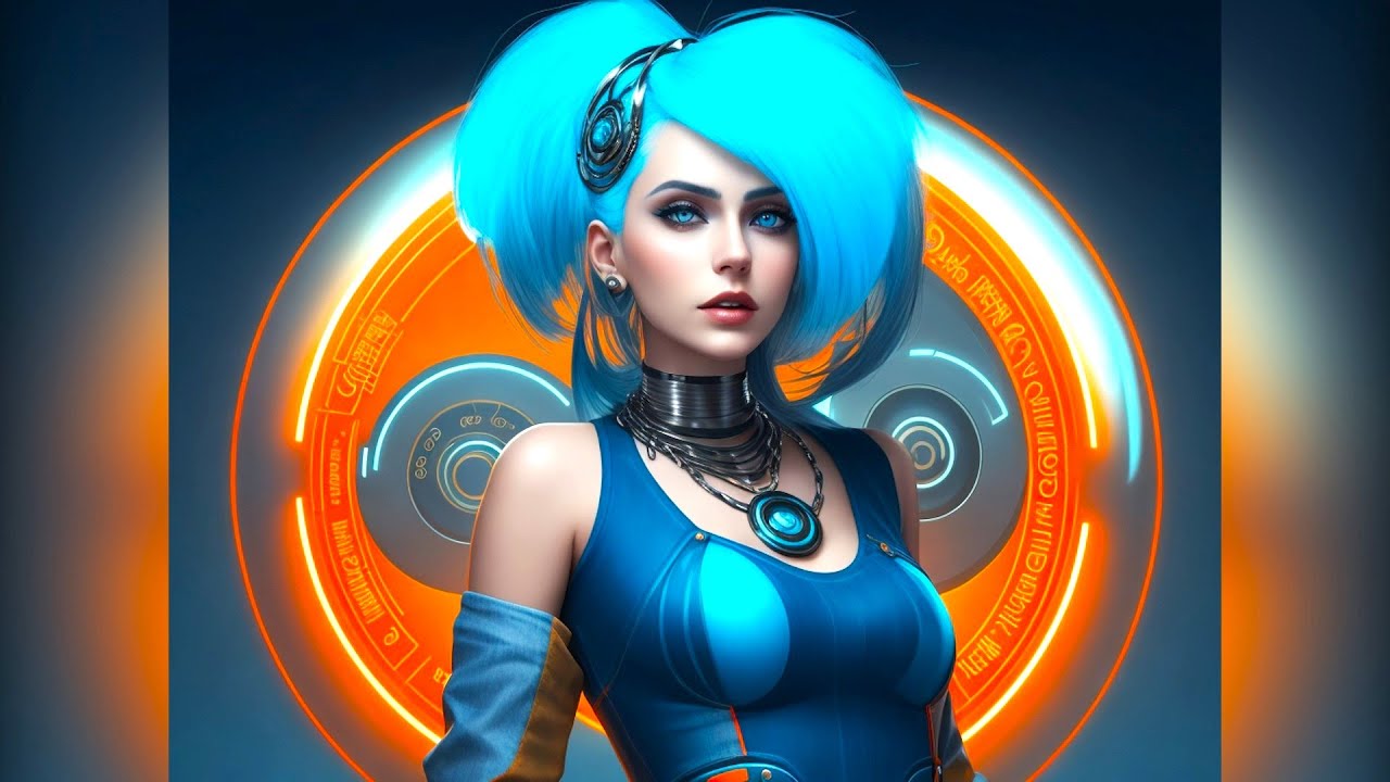 Asking AI to Create Beautiful Women with Futuristic Hair and Makeup of Style