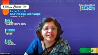 AgriStack Session, at  India Stack Knowledge Exchange