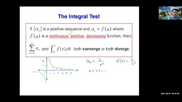 9.3 The Integral Test and p-series Part 1