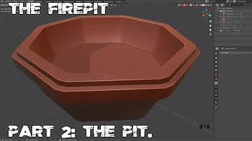 🔥[Blender Tutorial]: The Firepit: Part 2 - The Pit.🔥