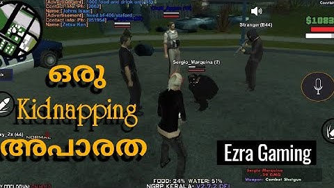 SAMP-Ngrp|Kidnapping funny rp|Ezra Gaming|#funny #samp #comedy #roleplay