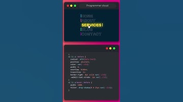 ✨🖱️ Glowing Hover Menu with HTML & CSS! 🔮