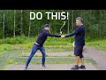Throw REALLY straight | Disc Golf Basics