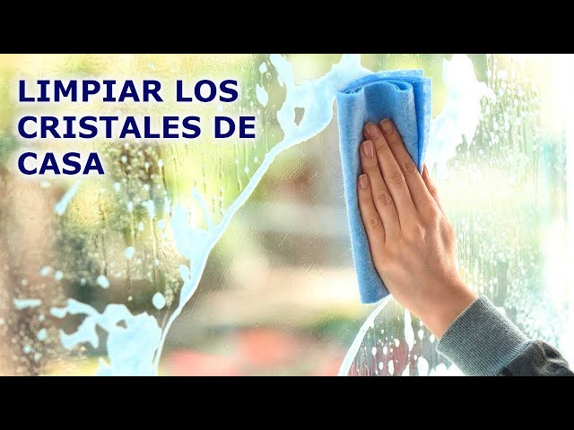 Manual para limpiar cristales y ventanas