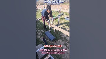 GTO IDea for SSB | CDS SSB Interview Mock GTO Task Preparation Classes #gto #ssb #cds