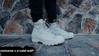 converse x a-cold-wall* chuck sizing is weird | minimal hypebeast