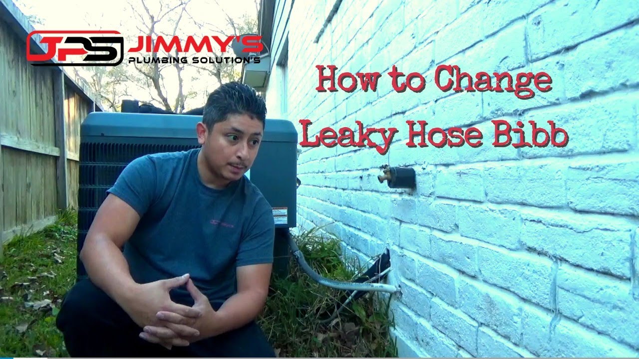 How to change leaky hose bib in 4 easy steps - YouTube