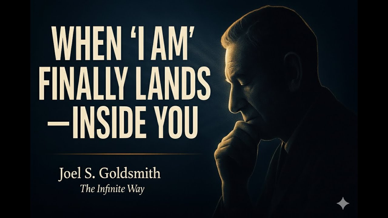 When You Finally Understand What Jesus Meant by “I AM” Everything Changes | Goldsmith’s Hidden Truth