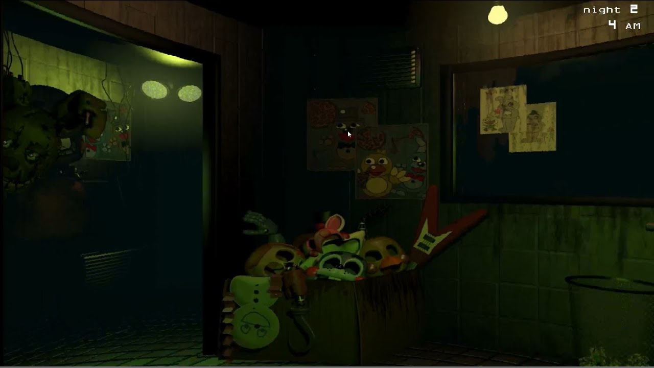 Five Nights At Freddy's 3 All Springtrap locations YouTube