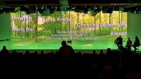 Artistic conception and projections for Nebenius-& Further Education Award of the IHK Karlsruhe,2017