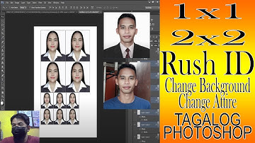 How To Make 1x1 Picture in Photoshop cs6 / Rush ID / Photoshop Tagalog - 2x2 picture in photoshop