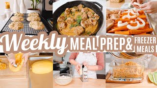 EASY BUDGET FRIENDLY WEEKLY MEAL PREP RECIPES LARGE FAMILY MEALS WHATS FOR DINNER FREEZER MEALS