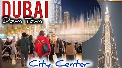 Dubai 4k Amazing City Center Down Town Walk Tour | Dr Dubai vlogs