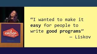 EmberConf 2019 - Closing Keynote by Sarah Allen