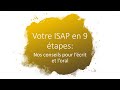 Votre isap en 9 tapes on balance tout sur les jurys conseils pour lcrit et loral