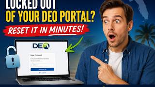 How to reset your password on Florida DEO Portal online Update