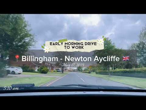 📍Drive with me | Billingham to Newton Aycliffe 🏴󠁧󠁢󠁥󠁮󠁧󠁿🇬🇧