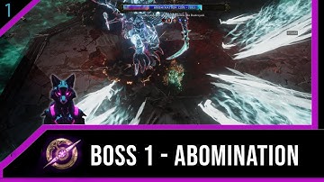 Boss 1  -  Abomination | Last Epoch All End Game Bosses in 4k UW (No Commentary)