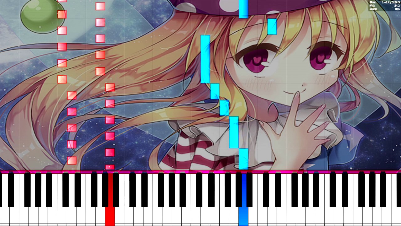 東方ピアノ譜 遥か38万キロのボヤージュ 初級 中級者向け Youtube