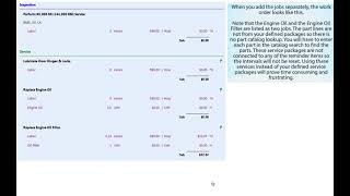 Work Order Write-up Tour